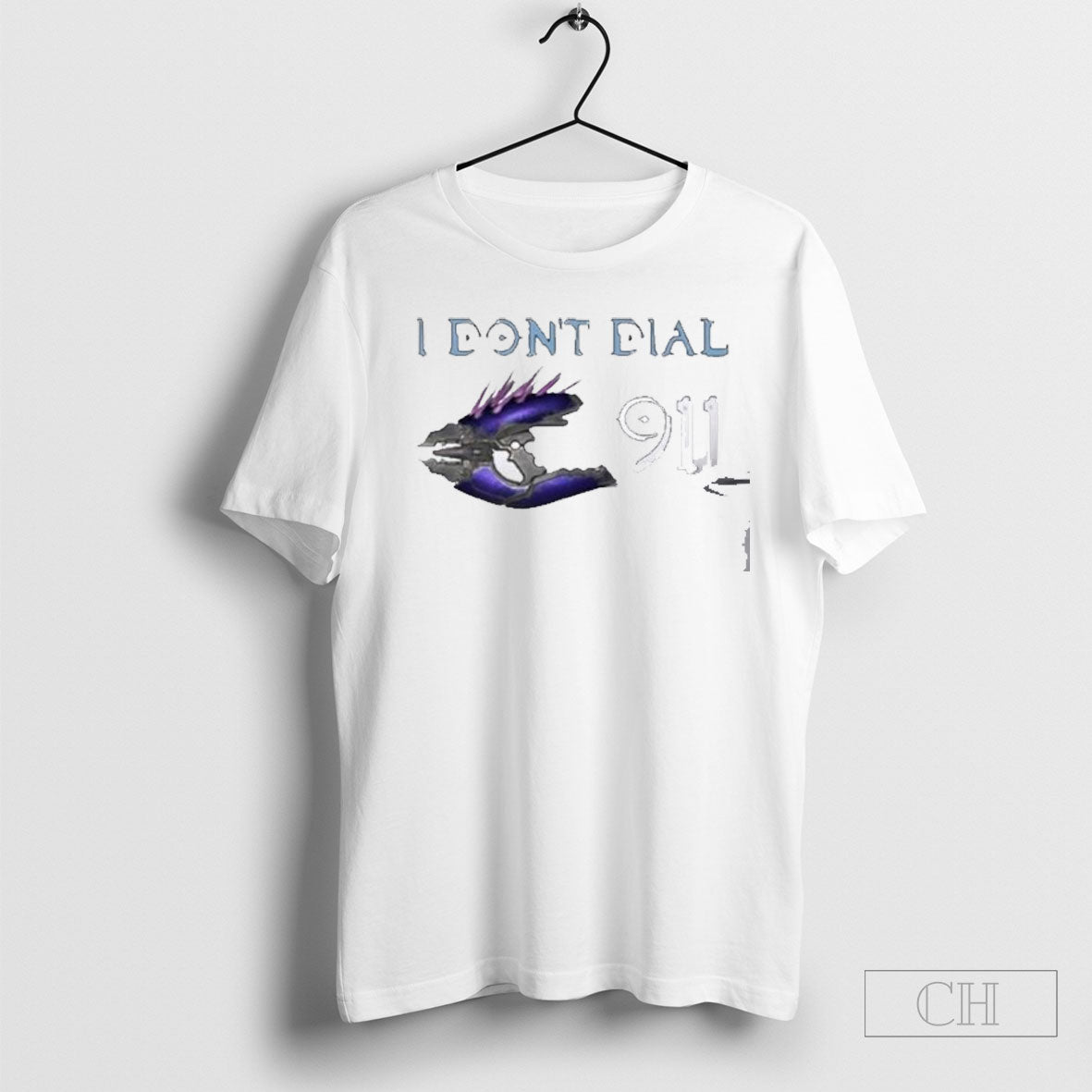 Halo Needler I Dont Dial 911 - Adult & Kids T-Shirts, Sweatshirts & Hoodies apparel design preview 1