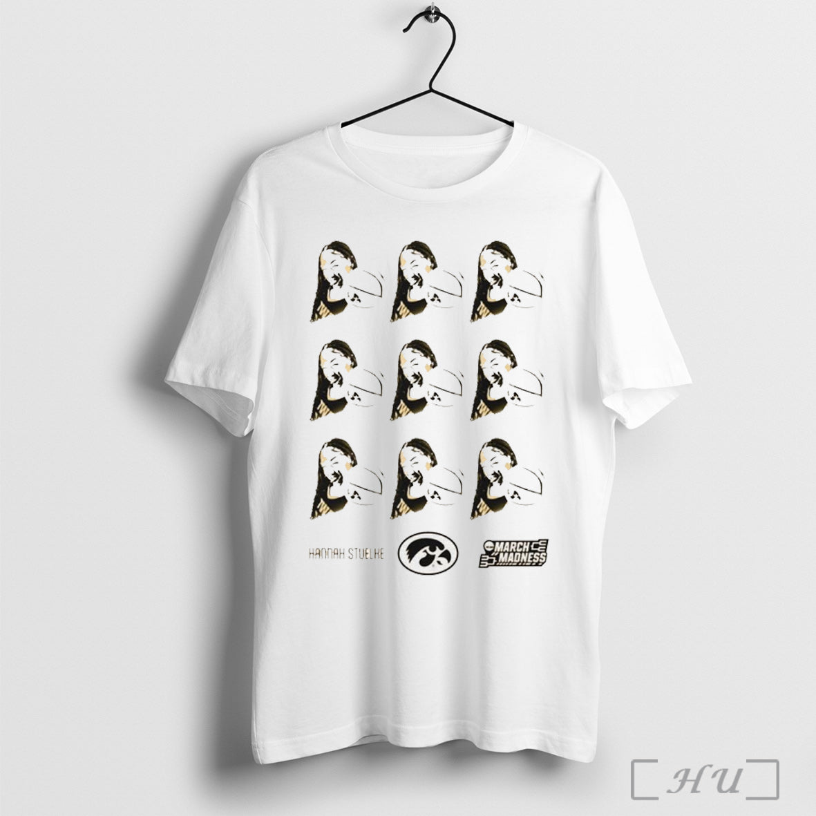 Hannah Stuelke Patterned Heads Iowa Hawkeyes - Adult & Kids T-Shirts, Sweatshirts & Hoodies apparel design preview 1