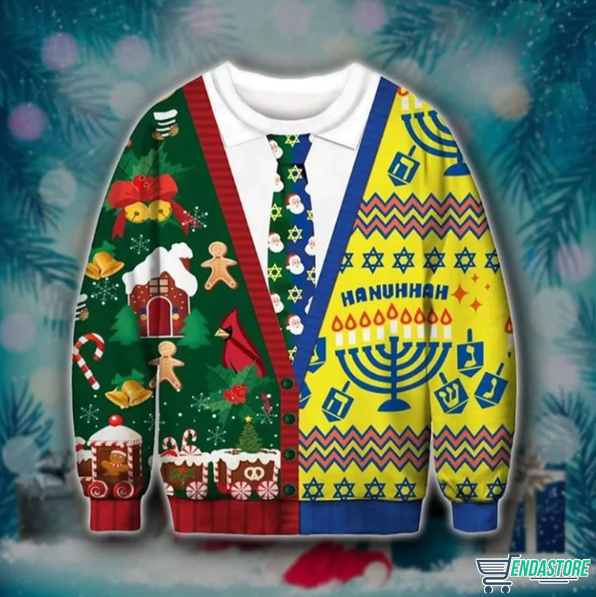 Cincinnati Bengals 3D Ugly Christmas Sweater - Holiday Gift product image 2
