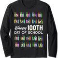 Happy 100th Day School Student 100 Days - Adult & Kids T-Shirts, Sweatshirts & Hoodies apparel design preview 1