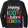 Happy 100th Day School Teacher Child - Adult & Kids T-Shirts, Sweatshirts & Hoodies apparel design preview 1