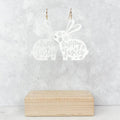Happy Easter Bunny Earrings - Adult & Kids T-Shirts, Sweatshirts & Hoodies apparel design preview 1
