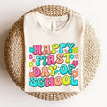 Happy First Day School Teacher Teachers Kindergarten - Adult & Kids T-Shirts, Sweatshirts & Hoodies apparel design preview 1