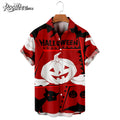 Happy Halloween Pumpkin Lantern Hawaiian - Adult & Kids T-Shirts, Sweatshirts & Hoodies apparel design preview 1