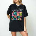 Happy Last Day School Rock Test Staar End Retro - Adult & Kids T-Shirts, Sweatshirts & Hoodies apparel design preview 1