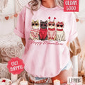 Happy Meowentines Gildan Cat Plus Sizes - Adult & Kids T-Shirts, Sweatshirts & Hoodies apparel design preview 1