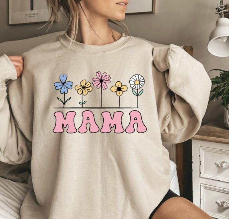 Happy Mama Mommy Motherhood Mom - Adult & Kids T-Shirts, Sweatshirts & Hoodies apparel design preview 1