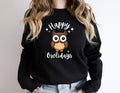 Happy Owlidays Owl Lover Funny Bird Holidays - Adult & Kids T-Shirts, Sweatshirts & Hoodies apparel design preview 1