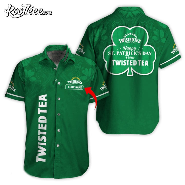 Happy St Patricks Day From Twisted Tea Personalized - Adult & Kids T-Shirts, Sweatshirts & Hoodies apparel design preview 1