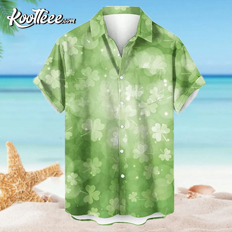 Happy St Patrick's Day Hawaiian - Adult & Kids T-Shirts, Sweatshirts & Hoodies apparel design preview 1