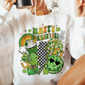 Happy St.Patricks Day Coquette St Patricks Retro - Adult & Kids T-Shirts, Sweatshirts & Hoodies apparel design preview 1