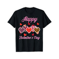 Happy Funny Leopard Plaid Hearts Short Sleeve Cotton - Adult & Kids T-Shirts, Sweatshirts & Hoodies apparel design preview 1