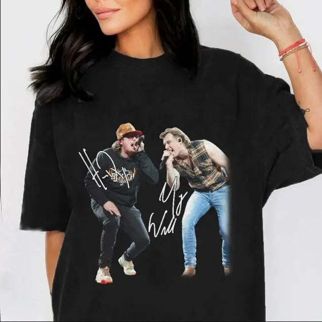 Hardy Wallen 2024 Country Music Fest Fan - Adult & Kids T-Shirts, Sweatshirts & Hoodies apparel design preview 1