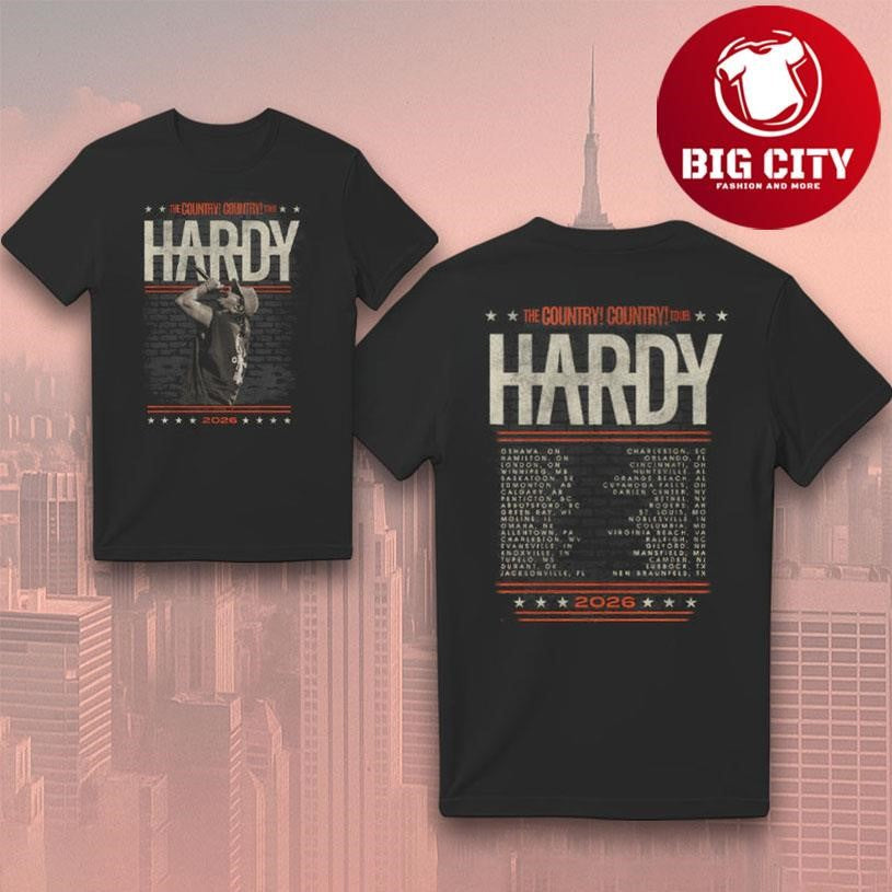 Hardy Country! Photo Tour Two Sided - Adult & Kids T-Shirts, Sweatshirts & Hoodies apparel design preview 1