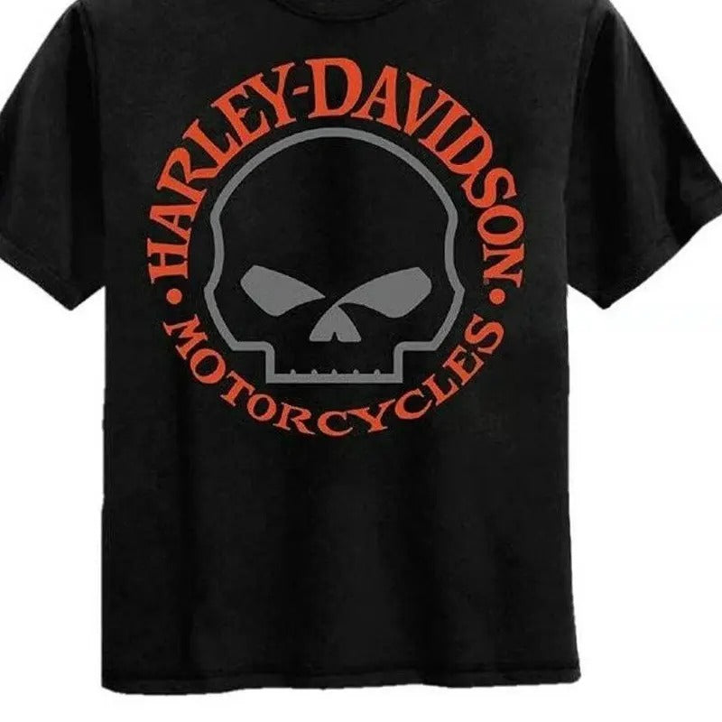Harly Davidon Big Willie G Skull Short Size S 4XL - Adult & Kids T-Shirts, Sweatshirts & Hoodies apparel design preview 1