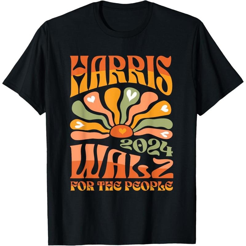 Harris Walz 2024 Election President Kamala Tim Waltz - Adult & Kids T-Shirts, Sweatshirts & Hoodies apparel design preview 1