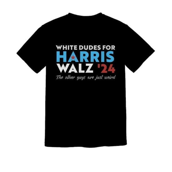 Harris Walz Political Democratic Vote Blue White - Adult & Kids T-Shirts, Sweatshirts & Hoodies apparel design preview 1