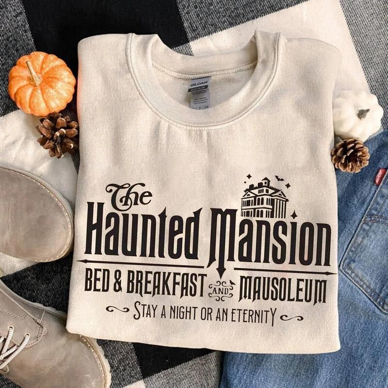 Haunted Mansion Hitchhiking Ghosts Madame Leota - Adult & Kids T-Shirts, Sweatshirts & Hoodies apparel design preview 1