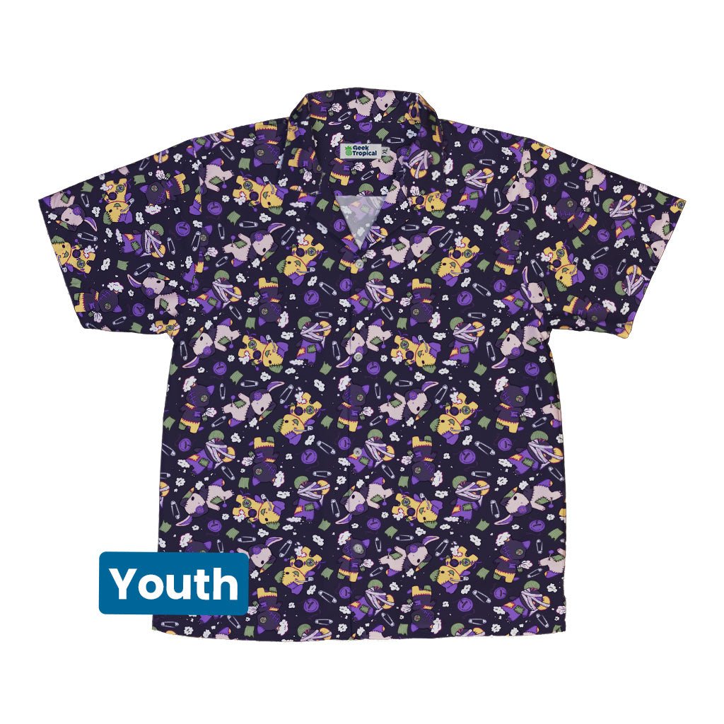 Haunted Plushies Youth Hawaiian - Adult & Kids T-Shirts, Sweatshirts & Hoodies apparel design preview 1