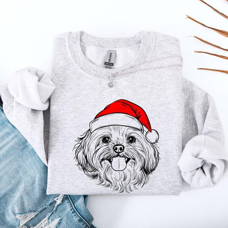 Havanese Dog Lover Pet Breed Cute Crew Neck - Adult & Kids T-Shirts, Sweatshirts & Hoodies apparel design preview 1