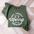 Have Yourself Merry Little Happy Cozy Tree - Adult & Kids T-Shirts, Sweatshirts & Hoodies apparel design preview 1