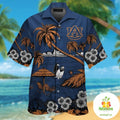 Hawaiian Auburn Tigers Short Sleeve Button Up - Adult & Kids T-Shirts, Sweatshirts & Hoodies apparel design preview 1