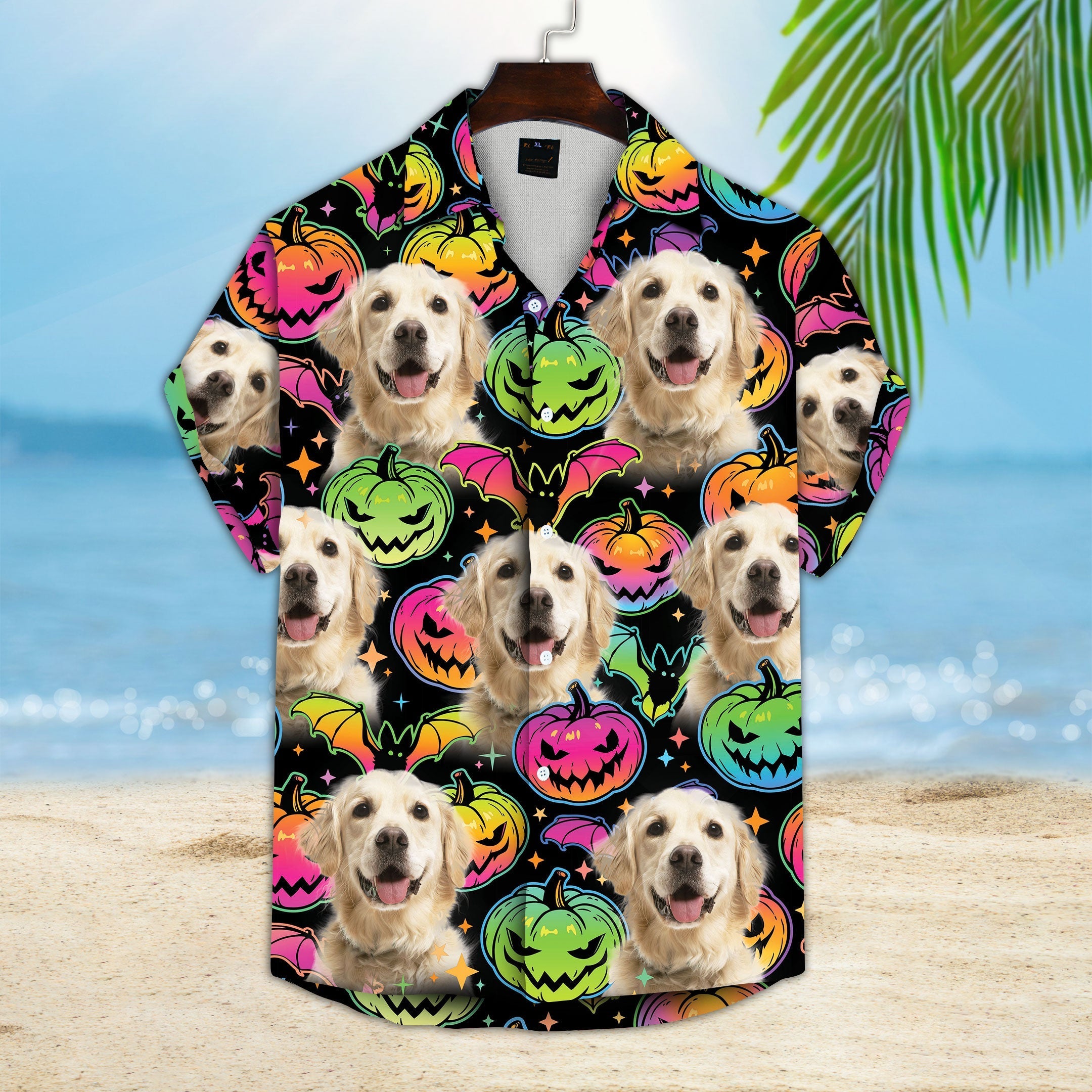 Custom Hawaiian With Pet Face Personalized Gift For - Adult & Kids T-Shirts, Sweatshirts & Hoodies apparel design preview 1