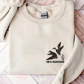 He Is Hunting Mallard Duck Hunter Life Pocket 90s - Adult & Kids T-Shirts, Sweatshirts & Hoodies apparel design preview 1