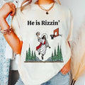 He Is Risen Funny Easter Jesus Playing Basketball - Adult & Kids T-Shirts, Sweatshirts & Hoodies apparel design preview 1
