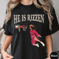 He Is Rizzen Retro Christian Faith Religious Funny - Adult & Kids T-Shirts, Sweatshirts & Hoodies apparel design preview 1