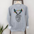 Heart Anatomy Light Nurse Reindeer Human Anatomical - Adult & Kids T-Shirts, Sweatshirts & Hoodies apparel design preview 1