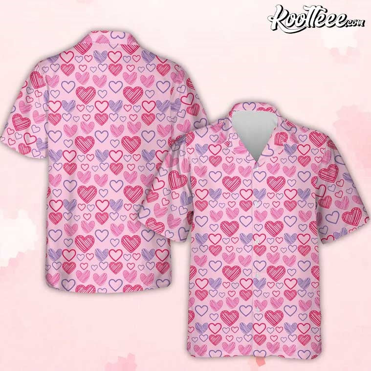 Heart Shaped Valentine Gift Hawaiian - Adult & Kids T-Shirts, Sweatshirts & Hoodies apparel design preview 1