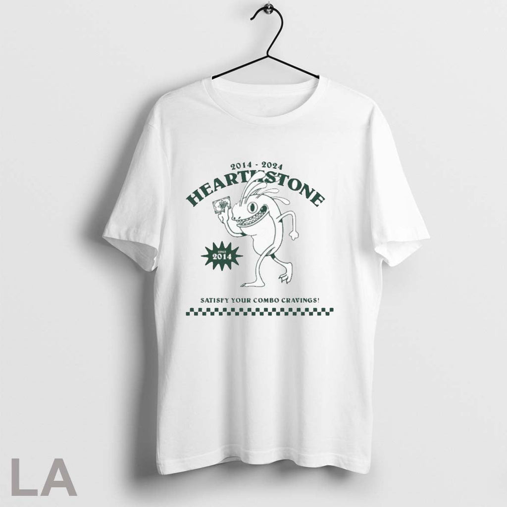 Hearthstone 10th Anniversary Murloc Pizza Satisfy - Adult & Kids T-Shirts, Sweatshirts & Hoodies apparel design preview 1