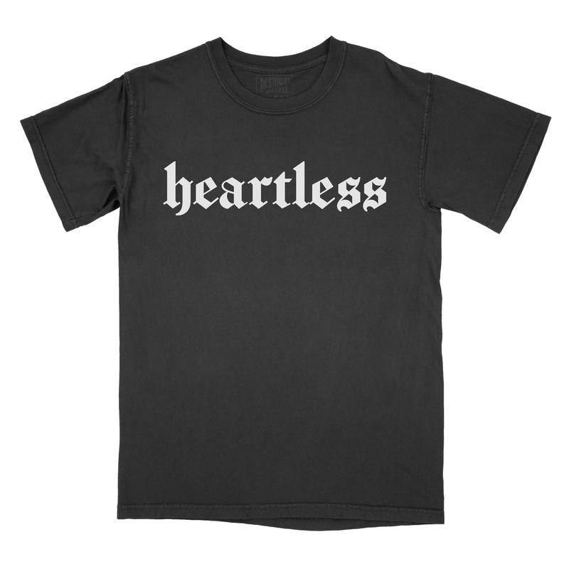 Heartless Comfort Colors PRINTED FONT - Adult & Kids T-Shirts, Sweatshirts & Hoodies apparel design preview 1