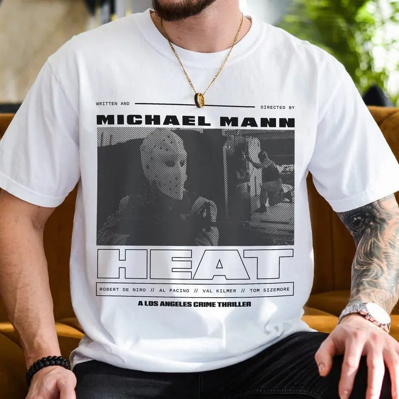 Heat Movie Retro Michael Mann 1995 Action Film - Adult & Kids T-Shirts, Sweatshirts & Hoodies apparel design preview 1