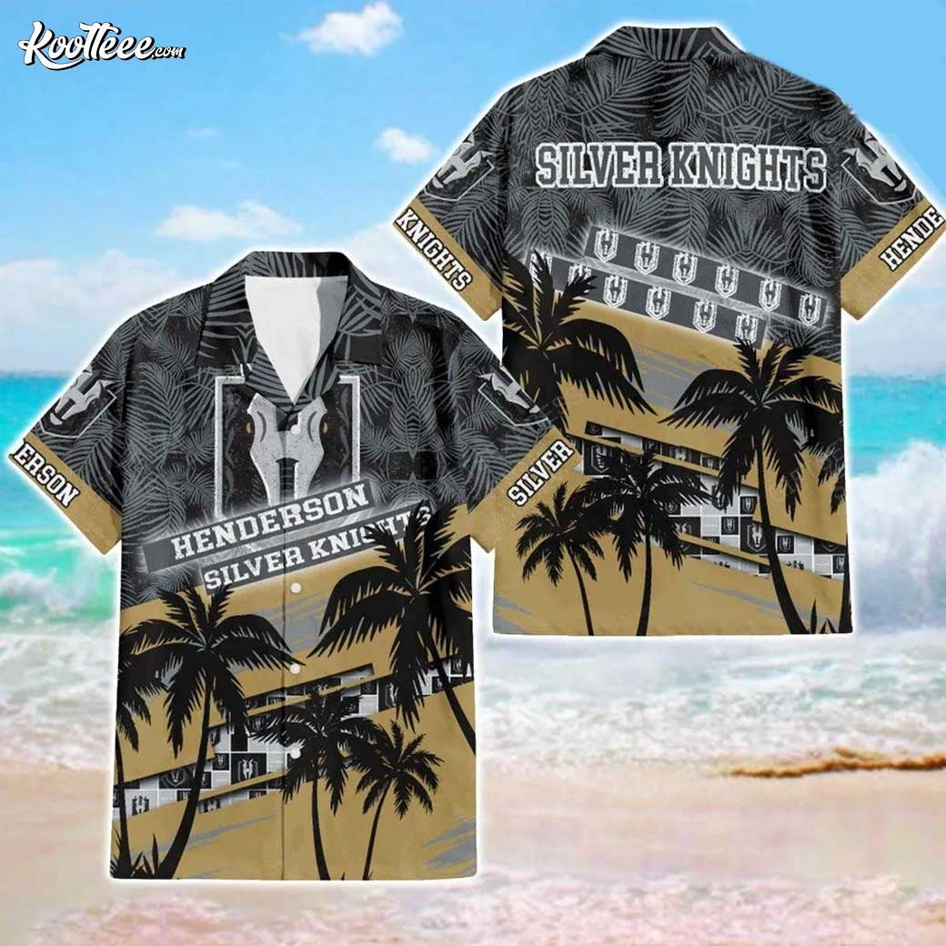 Henderson Silver Knights AHL Hawaiian - Adult & Kids T-Shirts, Sweatshirts & Hoodies apparel design preview 1