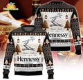 Hennessy Cognac Gift for Hennessy Cognac Lovers Ugly Christmas Sweater - Holiday Gift product image
