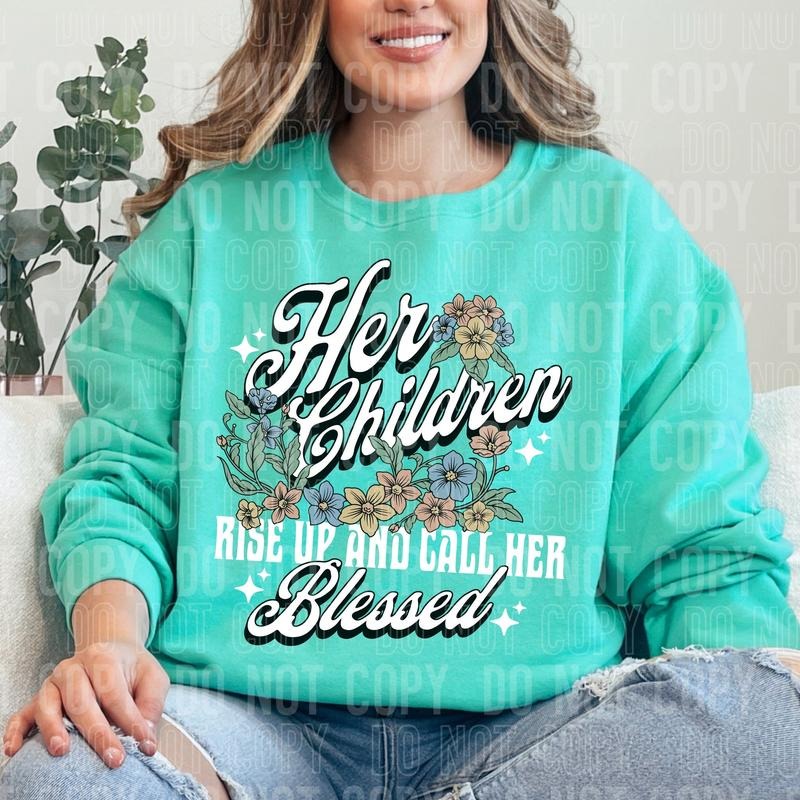 Her Children Rise Up DTF Transfers THIS IS NOT - Adult & Kids T-Shirts, Sweatshirts & Hoodies apparel design preview 1