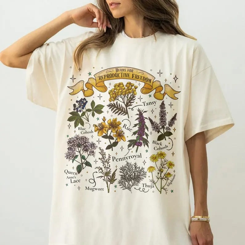 Herbs Reproductive Freedom Rights Throne Glass Fourth - Adult & Kids T-Shirts, Sweatshirts & Hoodies apparel design preview 1