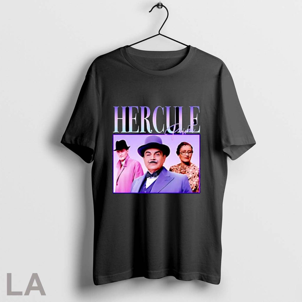 Hercule Poiro 90_s Retro Style - Adult & Kids T-Shirts, Sweatshirts & Hoodies apparel design preview 1