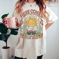 Here Comes Sun Hot Trend Just Came Out 2024 - Adult & Kids T-Shirts, Sweatshirts & Hoodies apparel design preview 1
