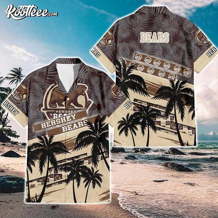 Hershey Bears AHL Hawaiian - Adult & Kids T-Shirts, Sweatshirts & Hoodies apparel design preview 1