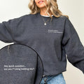 Hey Quick Question Humor Retro Sarcastic Funny Saying - Adult & Kids T-Shirts, Sweatshirts & Hoodies apparel design preview 1