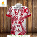 Cincinnati Reds Hawaiian Hibiscus Harmony Stylish - Adult & Kids T-Shirts, Sweatshirts & Hoodies apparel design preview 1
