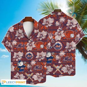 Hibiscus Pattern Vintage Mets Hawaiian For Men Women - Adult & Kids T-Shirts, Sweatshirts & Hoodies apparel design preview 1