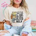 Hide Seek DTF Transfers THIS IS NOT - Adult & Kids T-Shirts, Sweatshirts & Hoodies apparel design preview 1