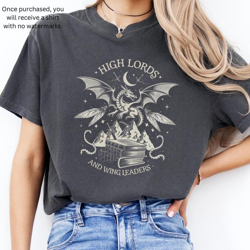 High Lords Wing Leaders Acotar Fourth Book Dragon - Adult & Kids T-Shirts, Sweatshirts & Hoodies apparel design preview 1