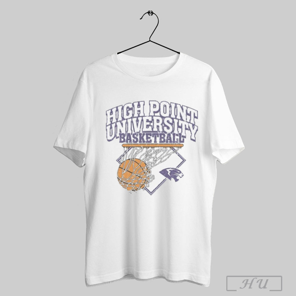 High Point University Panthers 2025 Basketball Net - Adult & Kids T-Shirts, Sweatshirts & Hoodies apparel design preview 1