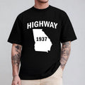 Highway 1937 Georgia Retro Road Trip Lovers Love - Adult & Kids T-Shirts, Sweatshirts & Hoodies apparel design preview 1