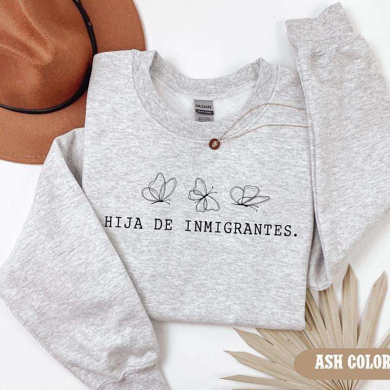 Hija De Inmigrantes Immigration Rights Pro Immigrant - Adult & Kids T-Shirts, Sweatshirts & Hoodies apparel design preview 1